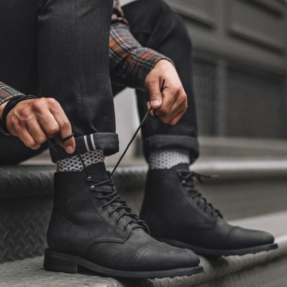THURSDAY boots men CAPTAIN black 10.5